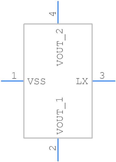 XC6371A382PR-G - Torex - PCB symbol