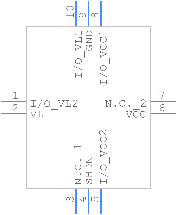 MAX13047EEVB+T - Analog Devices - PCB symbol