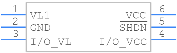 MAX13046EELT+T - Analog Devices - PCB symbol