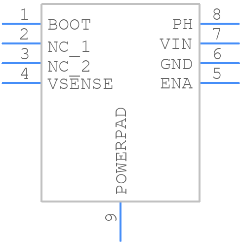 TPS5430DDARG4 - Texas Instruments - PCB symbol
