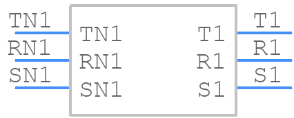NRJ6HM-1-AU - Neutrik - PCB symbol