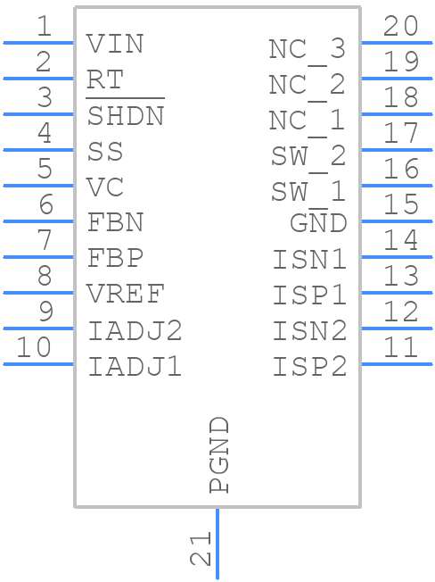 LT3477EFE#PBF - Analog Devices - PCB symbol