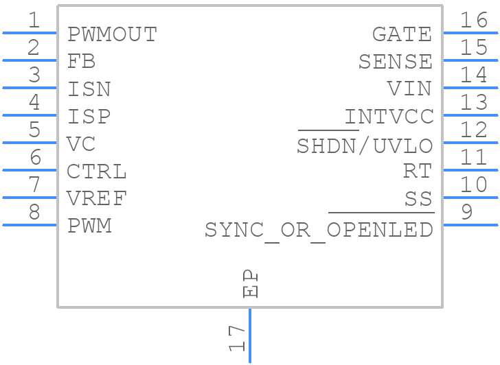LT3756EMSE#PBF - Analog Devices - PCB symbol
