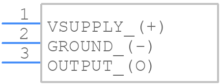 SS495ASP - Honeywell - PCB symbol