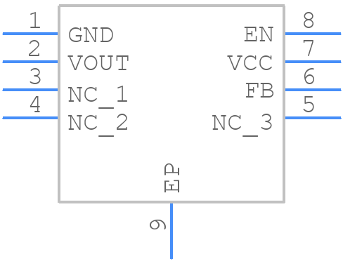 TS14002-C018DFNR - SEMTECH - PCB symbol