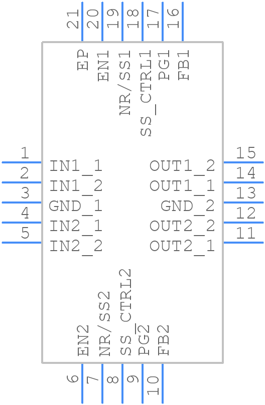 TPS7A8701RTJT - Texas Instruments - PCB symbol