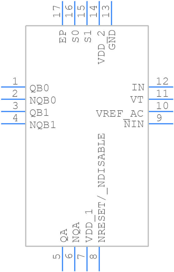 8S89872ANLGI - Renesas Electronics - PCB symbol