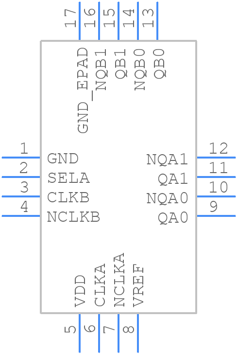 8P34S2102NLGI/W - Renesas Electronics - PCB symbol