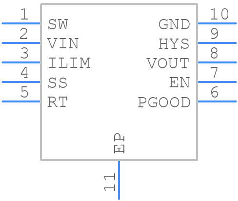 LM5165YDRCT - Texas Instruments - PCB symbol