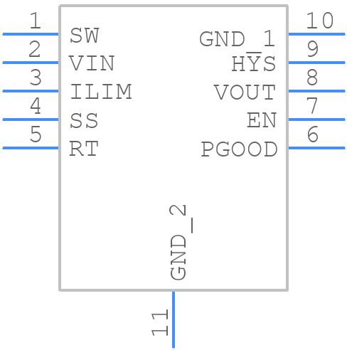 LM5165XDRCT - Texas Instruments - PCB symbol