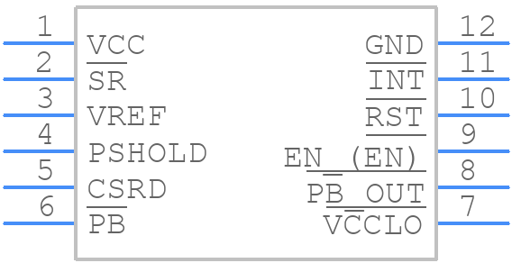 STM6601CA2BDM6F - STMicroelectronics - PCB symbol