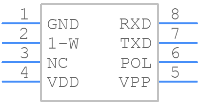 DS2480B - Analog Devices - PCB symbol