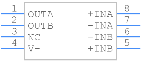 LTC6103HMS8#PBF - Analog Devices - PCB symbol