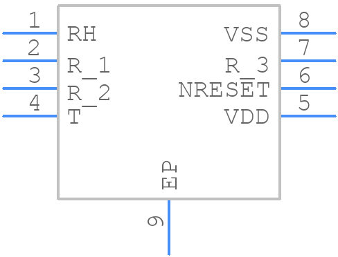 SHT30-ARP-B - Sensirion - PCB symbol