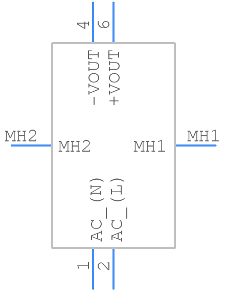 TMM 24124 - Traco Power - PCB symbol