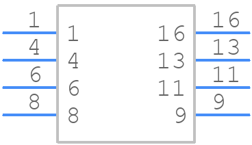 G6A-274P-ST40-US-DC5 - OMRON Electronics - PCB symbol
