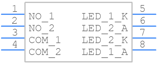 B3W-9002-RG2N - OMRON Electronics - PCB symbol