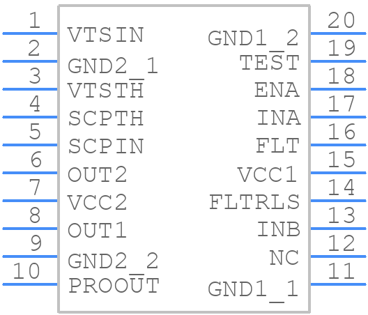 BM6102FV-CE2 - ROHM Semiconductor - PCB symbol