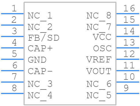 LT1054CDWR - Texas Instruments - PCB symbol