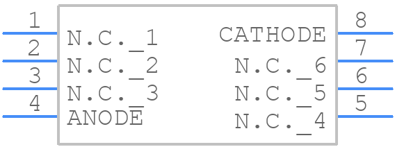 LM385BD-1.2G - onsemi - PCB symbol