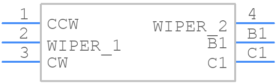 RS3011114017 - ALPS Electric - PCB symbol