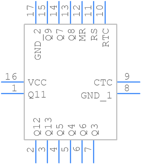 74HC4060BQ,115 - Nexperia - PCB symbol