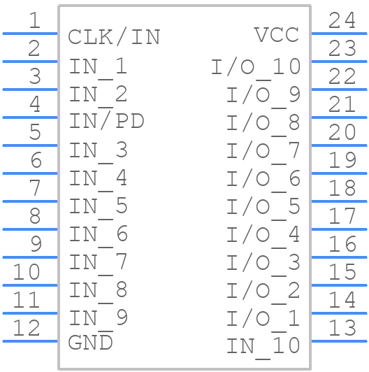 ATF22V10C-7PX - Microchip - PCB symbol