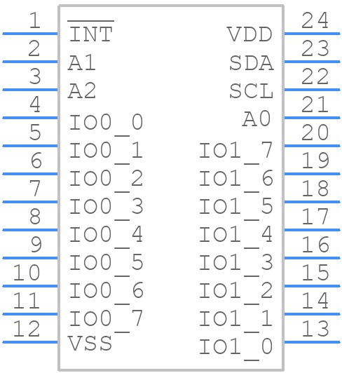 PCA9535D,112 - NXP - PCB symbol