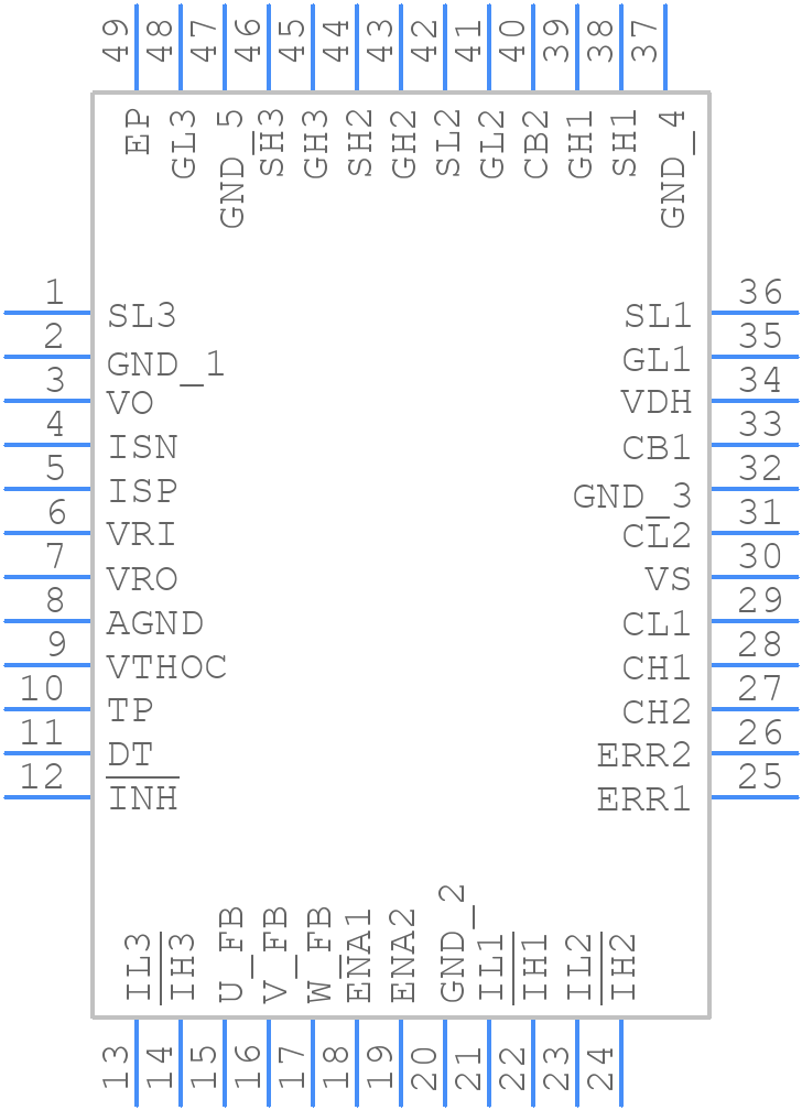 TLE7183QU - Infineon - PCB symbol