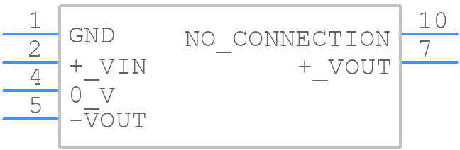 ISA0305 - XP POWER - PCB symbol