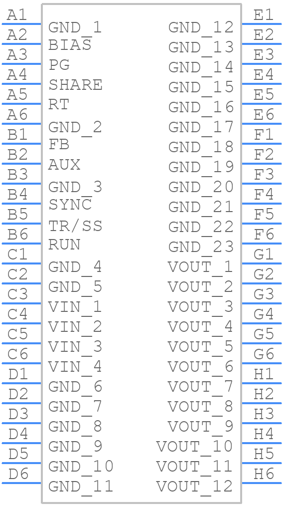 LTM8053IY#PBF - Analog Devices - PCB symbol