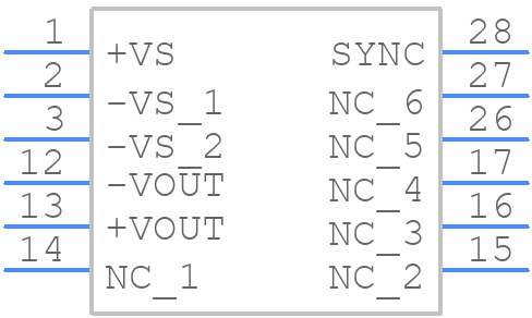 DCP020503U - Texas Instruments - PCB symbol