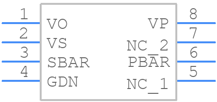ICL7673CPAZ - Renesas Electronics - PCB symbol