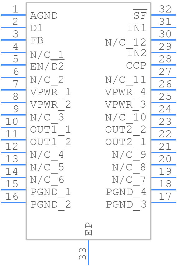 MC34931EK - NXP - PCB symbol