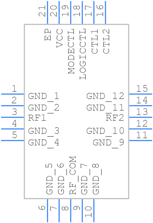 F2912NCGI - Renesas Electronics - PCB symbol