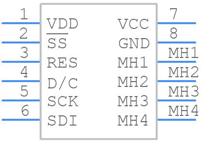 ISC01P - NKK Switches - PCB symbol