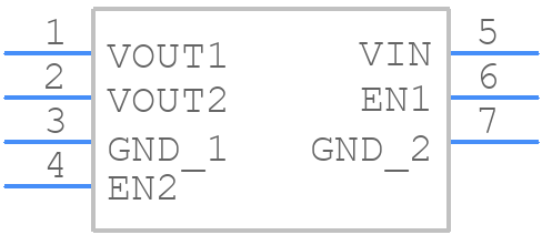 AP7346D-3330FS6-7 - Diodes Incorporated - PCB symbol