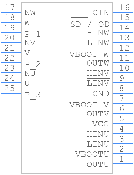 STGIPS14K60 - STMicroelectronics - PCB symbol