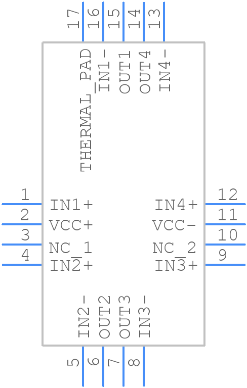 TS884IQ4T - STMicroelectronics - PCB symbol