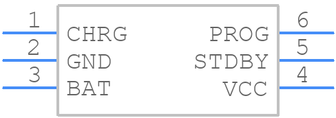 TP4057-42-SOT26-R - Nanjing Extension Microelectronics - PCB symbol