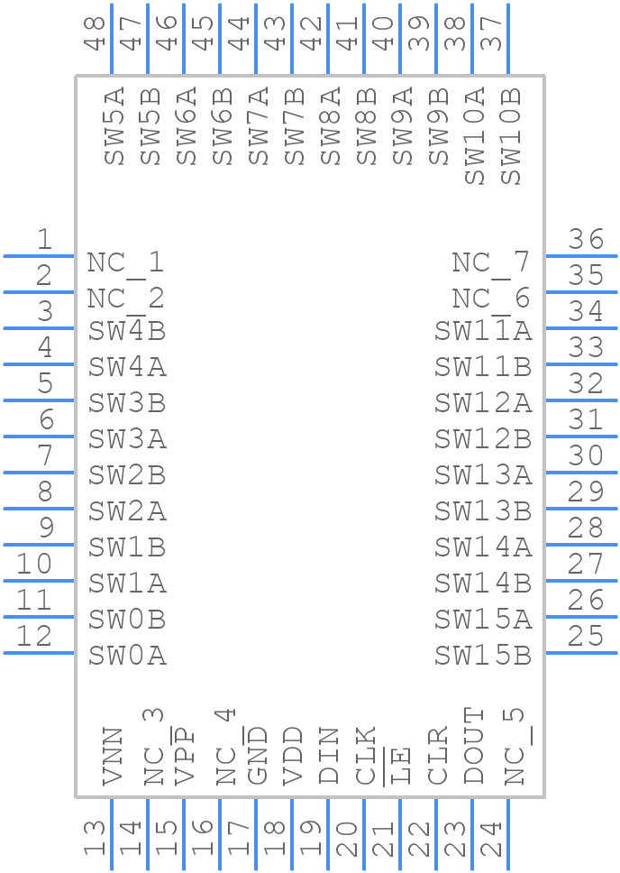 HV2601FG-G - Microchip - PCB symbol