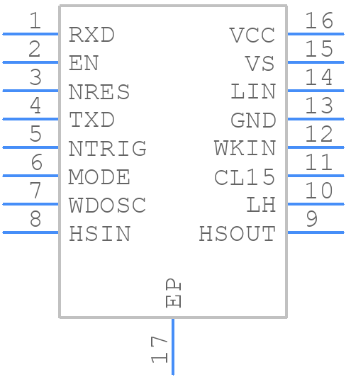 ATA663454-GDQW - Microchip - PCB symbol