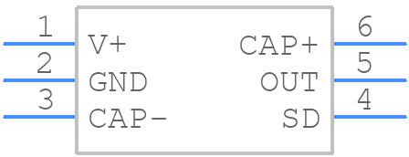 LM2665M6X/NOPB - Texas Instruments - PCB symbol