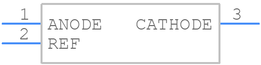 ZTL431AFFTA - Diodes Incorporated - PCB symbol