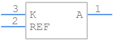 ZTL431BFTA - Diodes Incorporated - PCB symbol