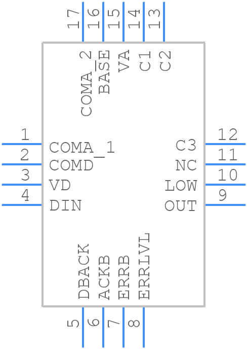 DAC161P997CISQ - Texas Instruments - PCB symbol
