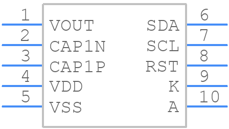 MCCOG21605D6W-SPTLYI - MIDAS - PCB symbol