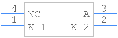 VEMD5060X01 - Vishay - PCB symbol