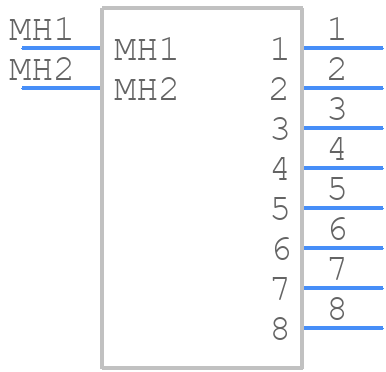 1862630000 - Weidmüller - PCB symbol