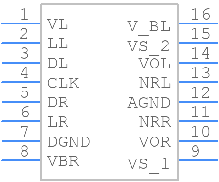 AD1866RZ - Analog Devices - PCB symbol